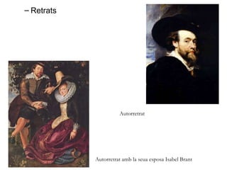 Autorretrat amb la seua esposa Isabel Brant  Autorretrat  Retrats 