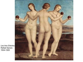 Les tres Gràcies . Rafael Sanzio 1504-1505 
