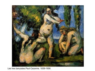Les tres banyistes.Paul Cezanne. 1839-1906 