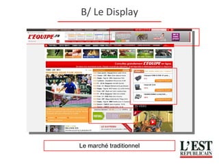 B/ Le Display Le marché traditionnel 