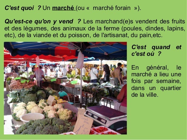 Les types de commerces
