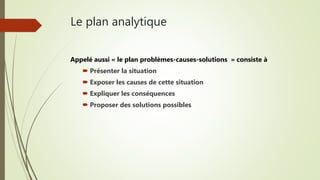 Les types de plans | PPTX