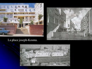 Réhabilitation du centre de Ganges ,
Antoine Dalbard,architecte
Réhabilitation du quartier du
Molo,genes(1981,1986)
La place joseph-Kosma.
 