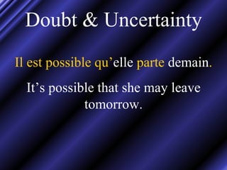 Can you answer these in the negative? Veux-tu  de l ’eau? Non, merci, je … 