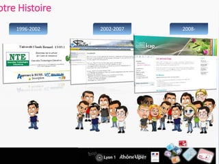 Notre Histoire 
1996-2002 2002-2007 2008- 
 