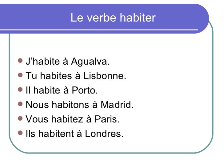 Les verbes terminés en er (15)