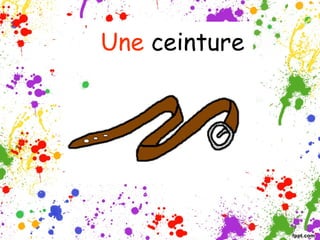 Une ceinture

 