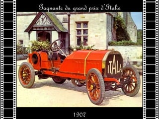 Gagnante du grand prix d’Italie 1907 