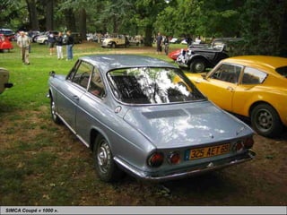 SIMCA Coupé « 1000 ».
 