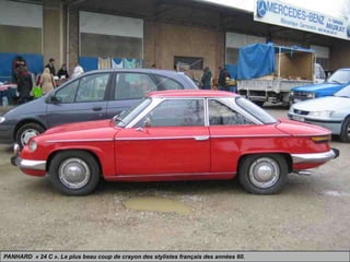 PANHARD « 24 C ». Le plus beau coup de crayon des stylistes français des années 60.
 