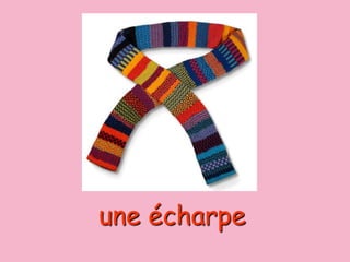 une écharpe
 