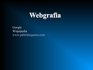 Google Wiquipedia www.pabloburgueno.com 