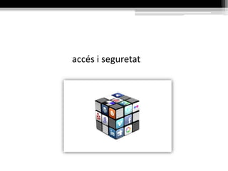 programa mSchools
• destinat als estudiants de secundària
perquè treballin a l’aula amb
tecnologia mòbil a través de la creació
i ús de solucions apps
• planteja un desenvolupament
curricular vinculat a la tecnologia
mòbil i a les seves aplicacions en
l’entorn social i econòmic
• curs 2013-2014: “App Education -
Mobilitzem la informàtica” (4rt ESO) a
196 centres, 6000 alumnes
• curs 2014-2015: “Mobile History Map”,
amb 608 escoles i 774 professors
• plataforma LMS pròpia i materials
digitals a alexandria
partners del programa:
• Mobile World Capital Barcelona
• GSM Association
amb el Departament d’Ensenyament
i la col·laboració de Catalunya Apps
Premi especial Global Mobile Awards 2014
 