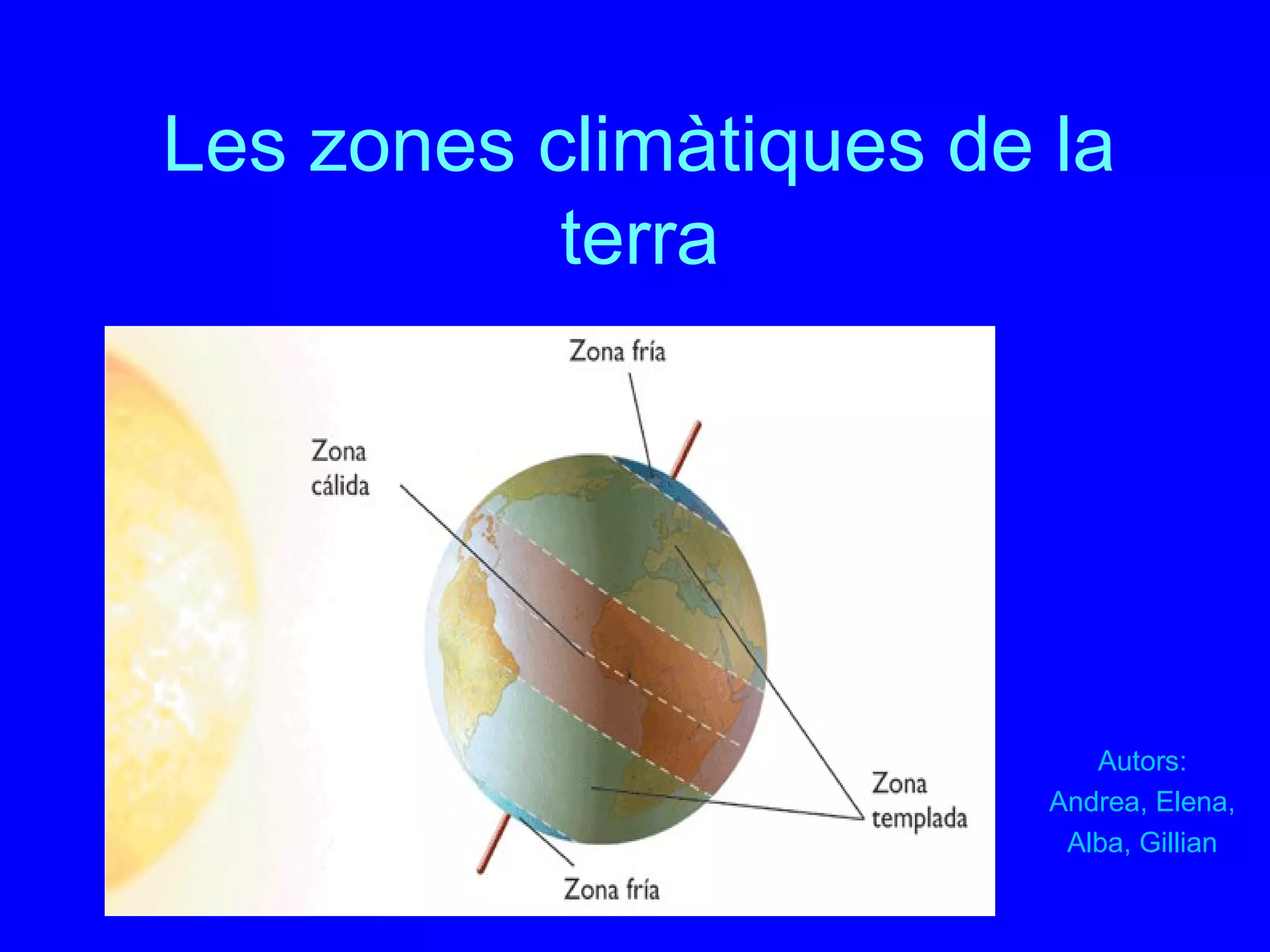 Les zones climatiques de la terra | PPT