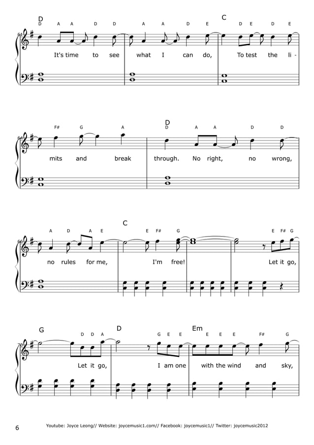 Let it-go-easy-piano | PDF
