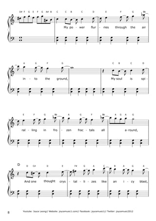 Let it go easy piano PDF