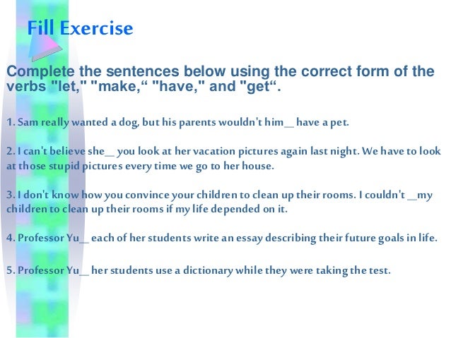 Let Make Have And Get