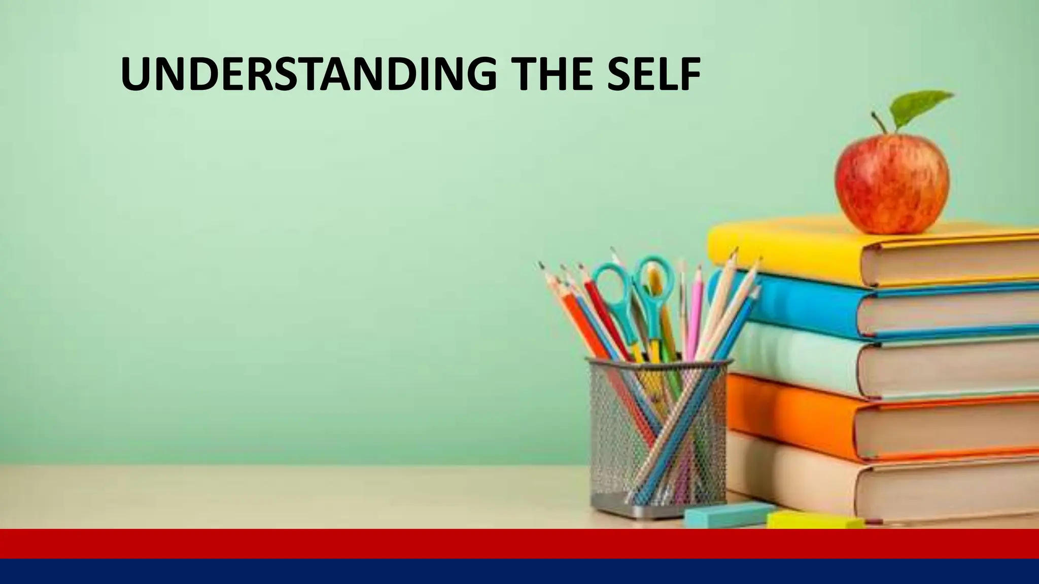 UNDERSTANDING THE SELF
 