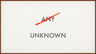 ANY
UNKNOWN
 