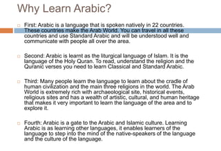Status and future of arabic language | PPTX