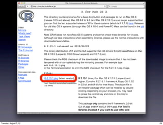 Tuesday, August 7, 12   28
 