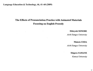 Language Education & Technology, 46, 41–60 (2009)
81
 