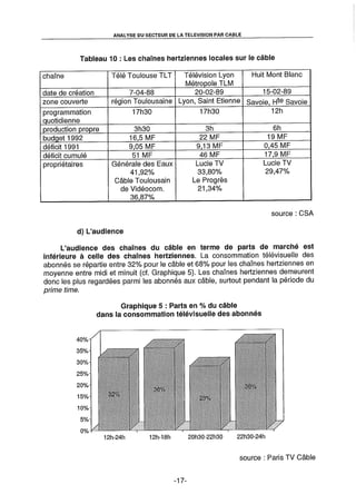 L'Etat et la télédistribution : le Plan Câble
