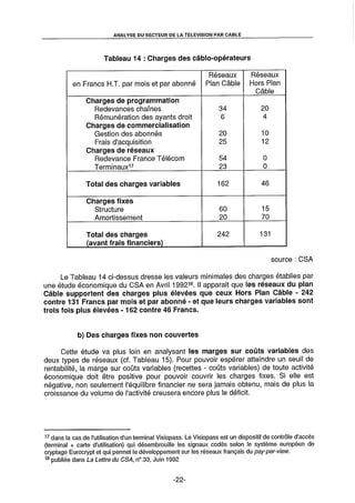 L'Etat et la télédistribution : le Plan Câble