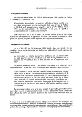 L'Etat et la télédistribution : le Plan Câble