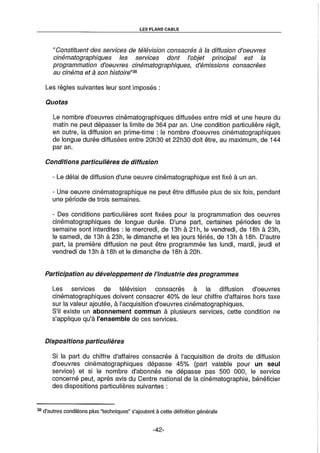 L'Etat et la télédistribution : le Plan Câble