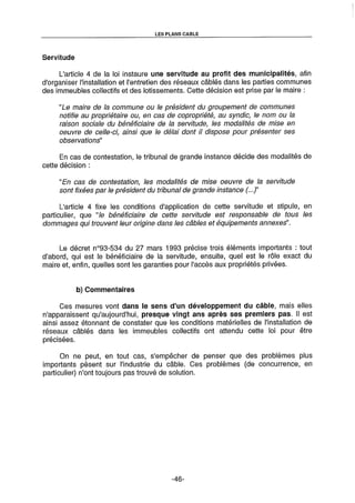 L'Etat et la télédistribution : le Plan Câble