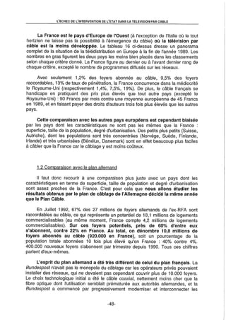 L'Etat et la télédistribution : le Plan Câble