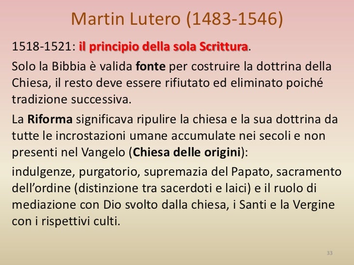 L'età di lutero e di carlo v
