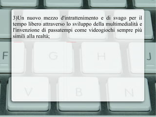 Partecipare a meeting da differenti parti del globo in tempo reale attraverso sistemi telematici; 