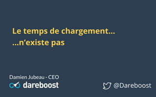 Le temps de chargement...
...n’existe pas
Damien Jubeau - CEO
@Dareboost
 
