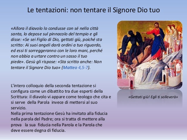 Le tentazioni di Gesù