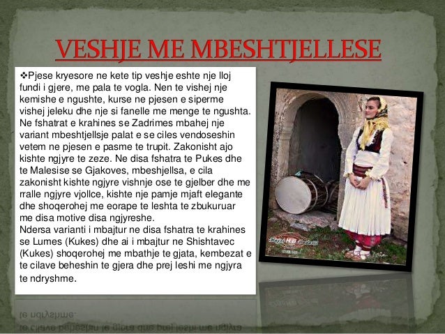 Veshjet Popullore Shqiptare Veshjet Popullore Shqiptare