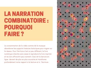 Narration combinatoire : Le texte en mouvement