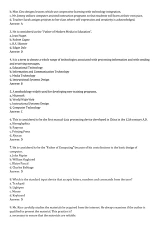 Let General Education reviewer | PDF