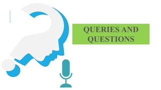 QUERIES AND
QUESTIONS
 