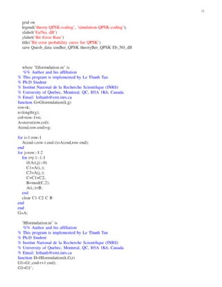 Simulation of A Communications System Using Matlab