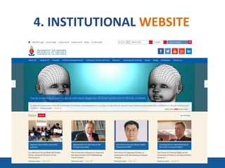 4. INSTITUTIONAL WEBSITE
 