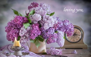 loving you,
 