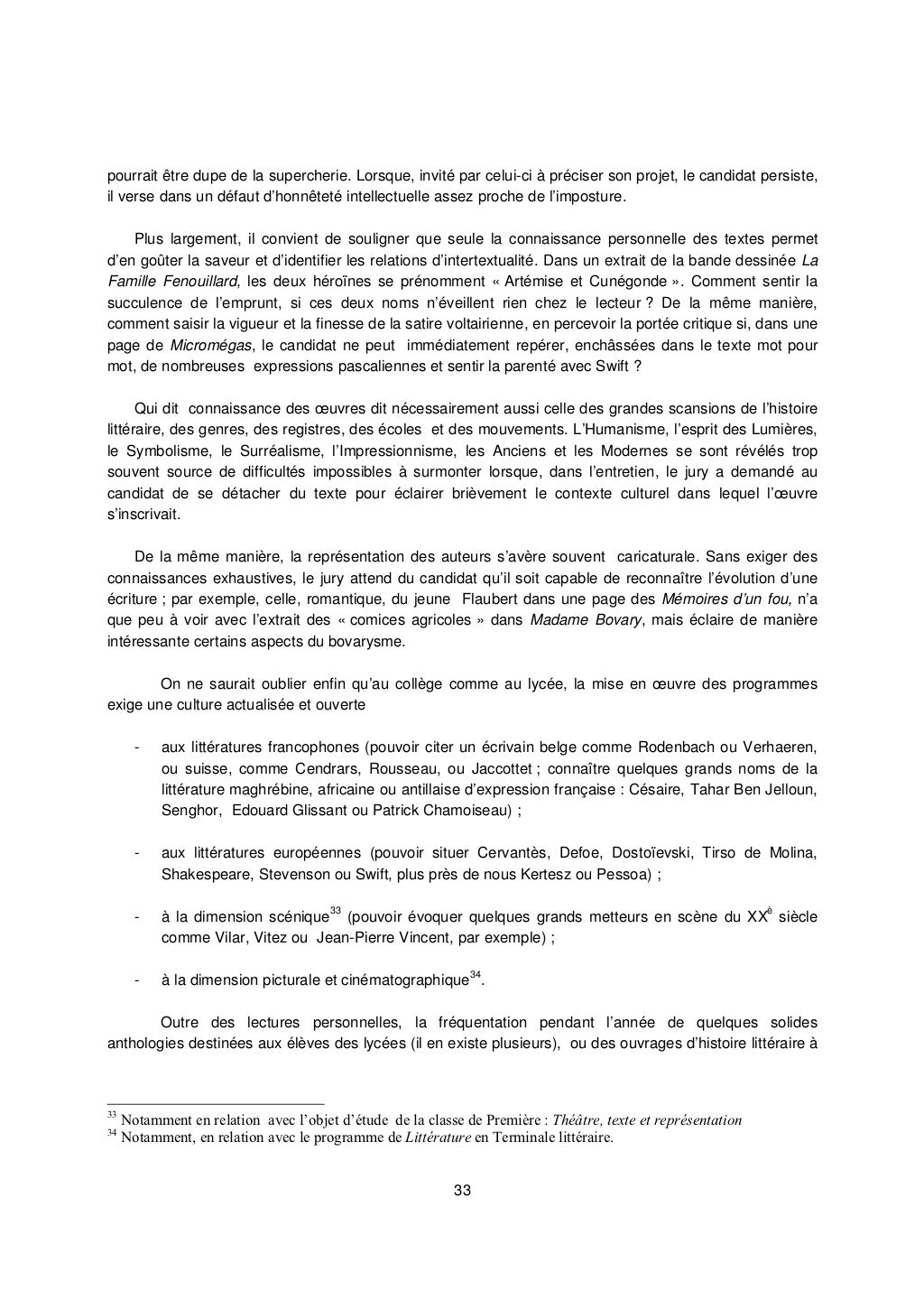 2007 rapport jury capes lettres modernes