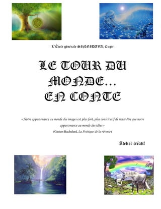 Le tour du monde...en conte   atelier créatif