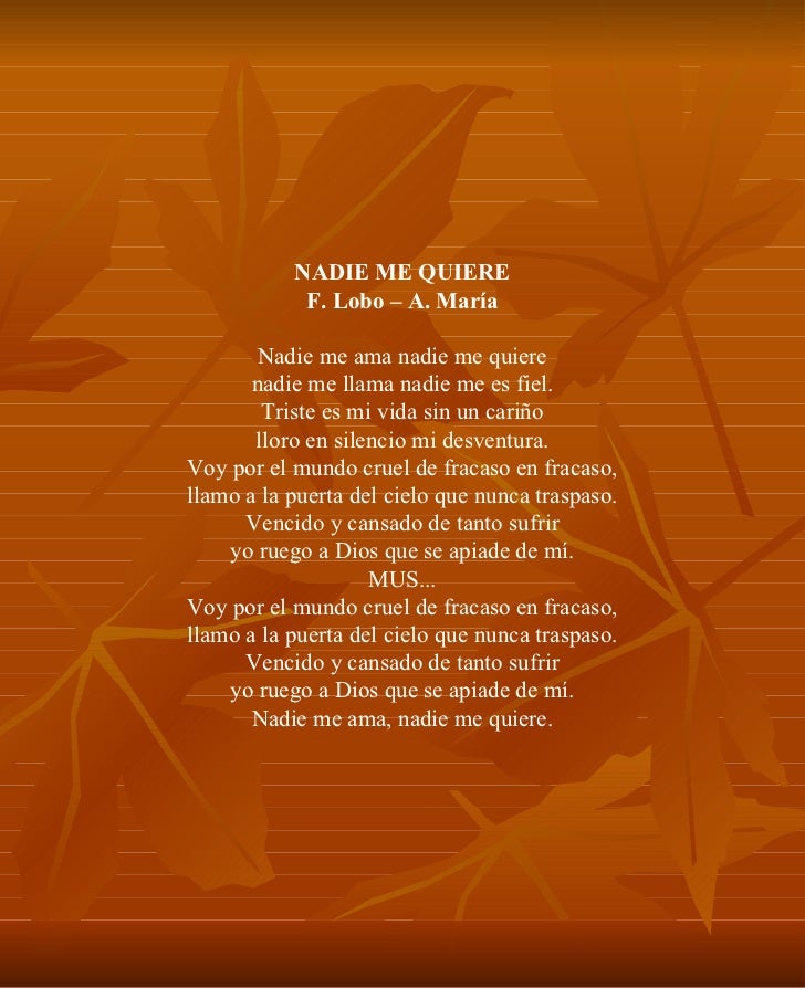 letra de las canciones con N