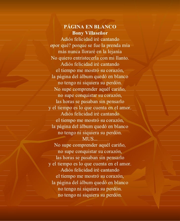 Letra De Las Canciones Con P