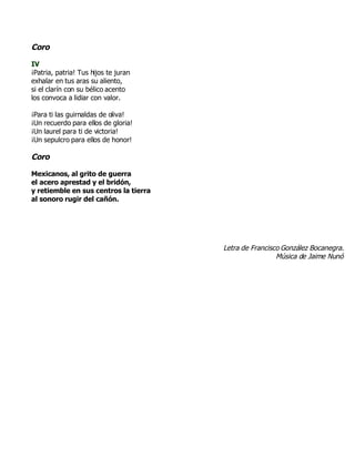 Letra Del Himno Naciona11984