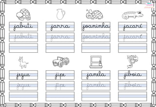 Gamboa Cursive Apostila de português de letra cursiva. | PDF