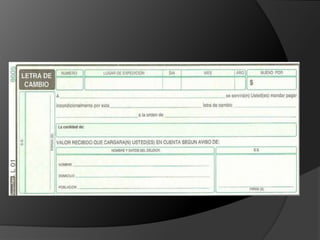 Letra de cambio 